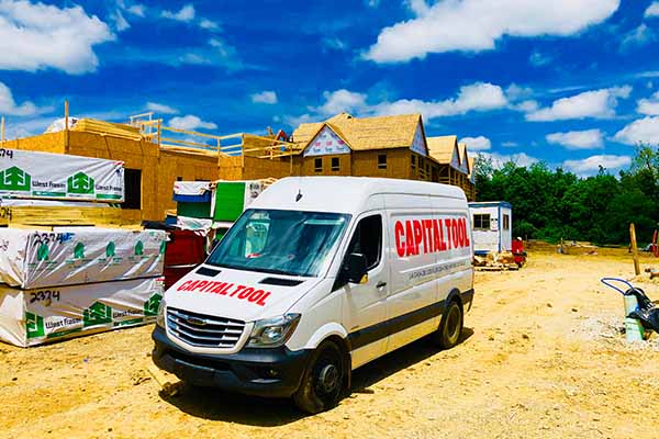 We provide tool delivery services to contractors on site